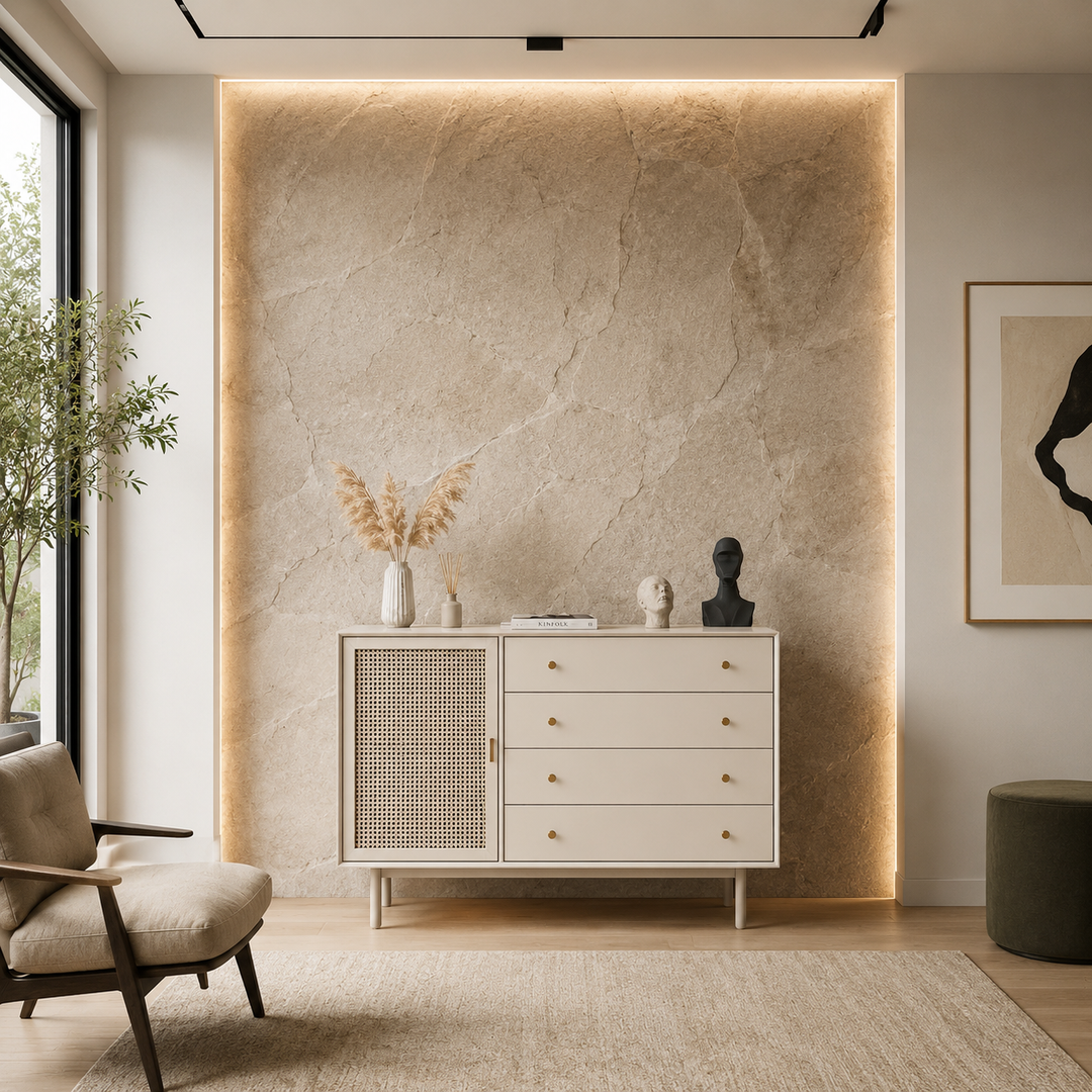 CANEVA Soft-Modern Console Table