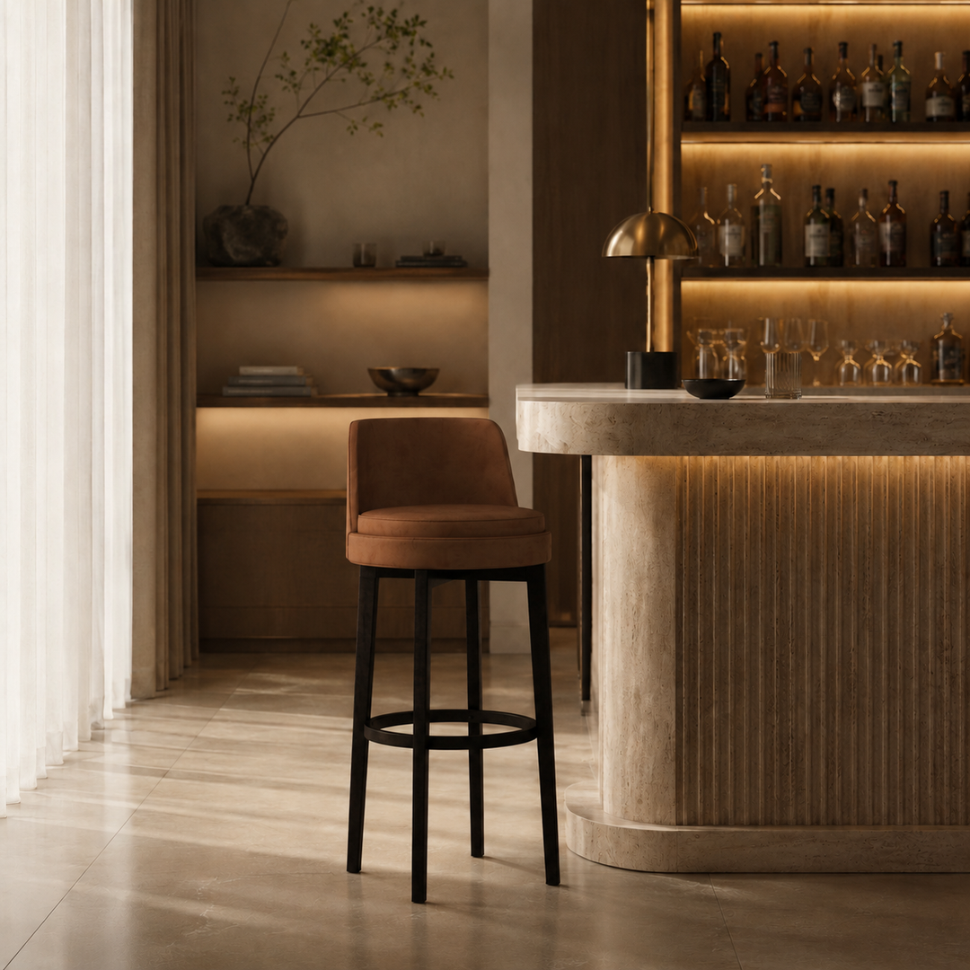 Karl Swivel Bar Chair