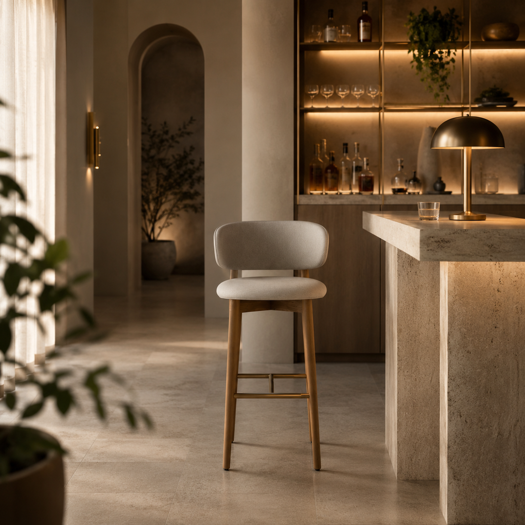 Plum Bar Chair